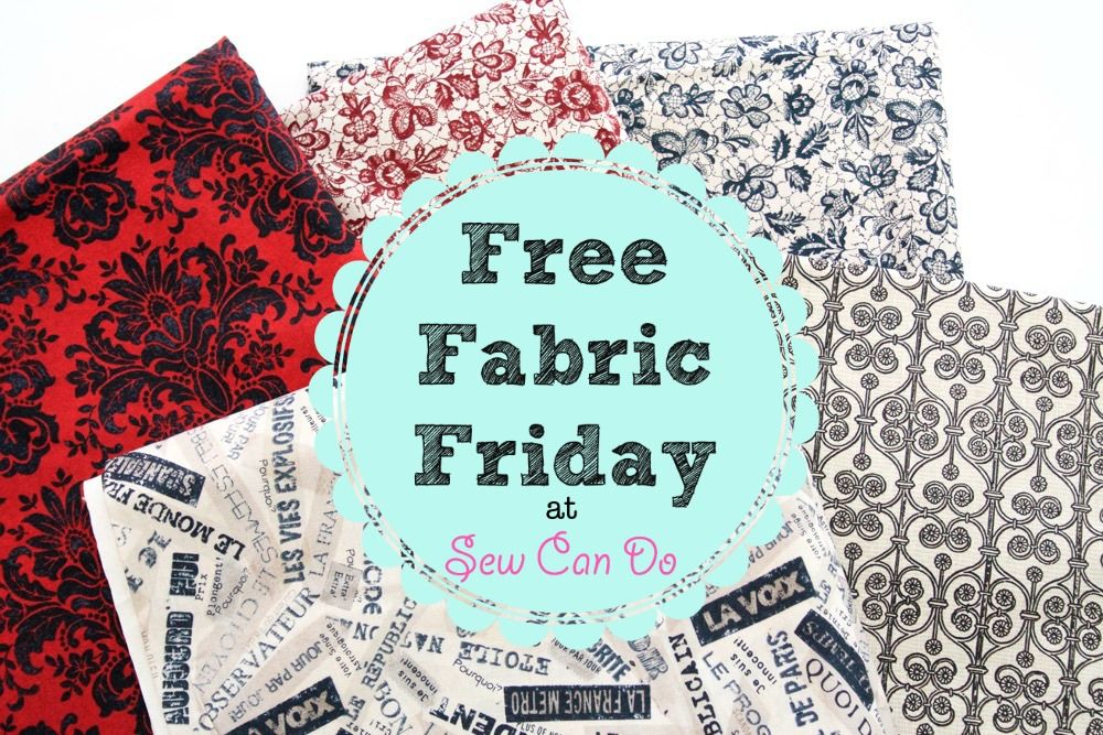 Sew Can Do FREE Fabric Friday En Vogue Fabric Bundle